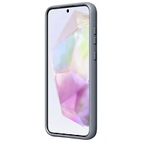 Incipio Sensor Silicone Fitted Hard Shell w/ Lens Protector for Galaxy A35 -Grey -Only at Best Buy
