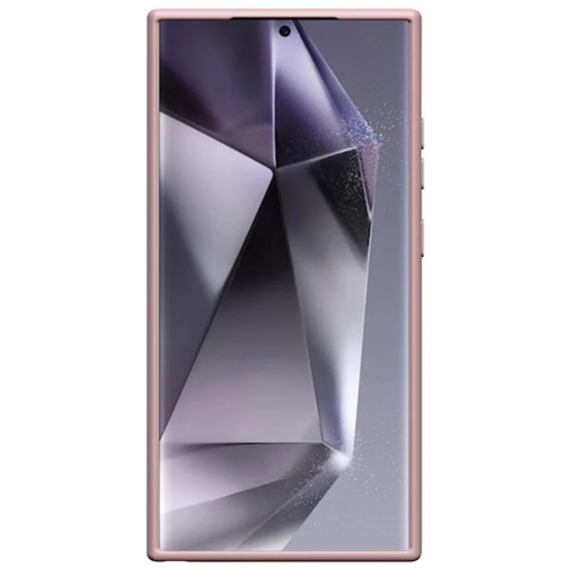 Incipio Sensor Silicone Fitted Hard Shell with Lens Protector for Galaxy S24 Ultra - Blush Pink