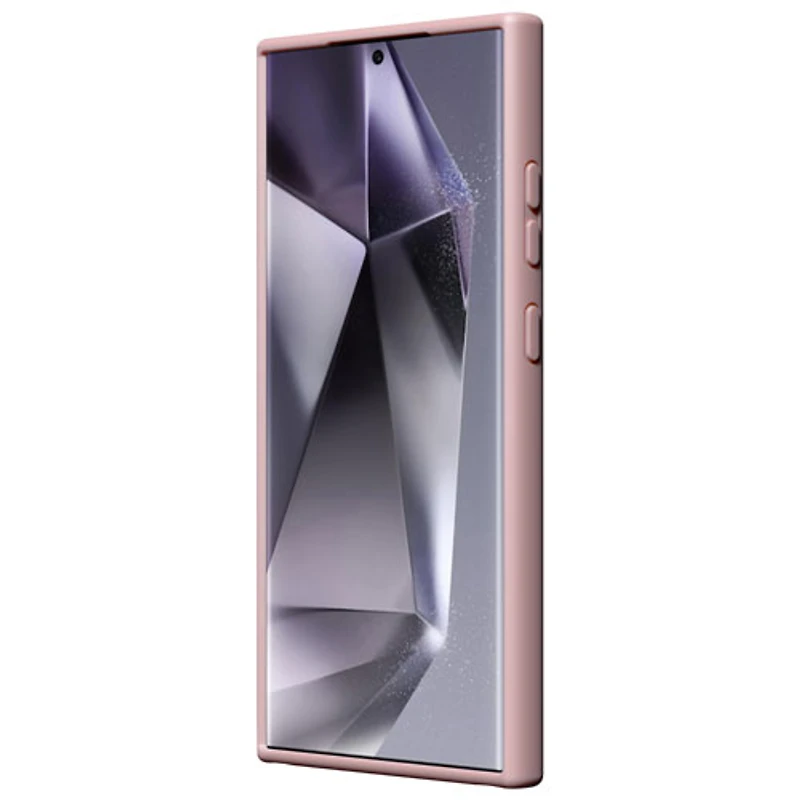 Incipio Sensor Silicone Fitted Hard Shell with Lens Protector for Galaxy S24 Ultra - Blush Pink
