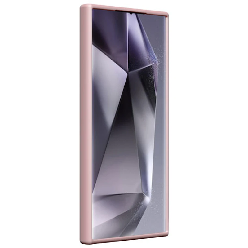 Incipio Sensor Silicone Fitted Hard Shell with Lens Protector for Galaxy S24 Ultra - Blush Pink