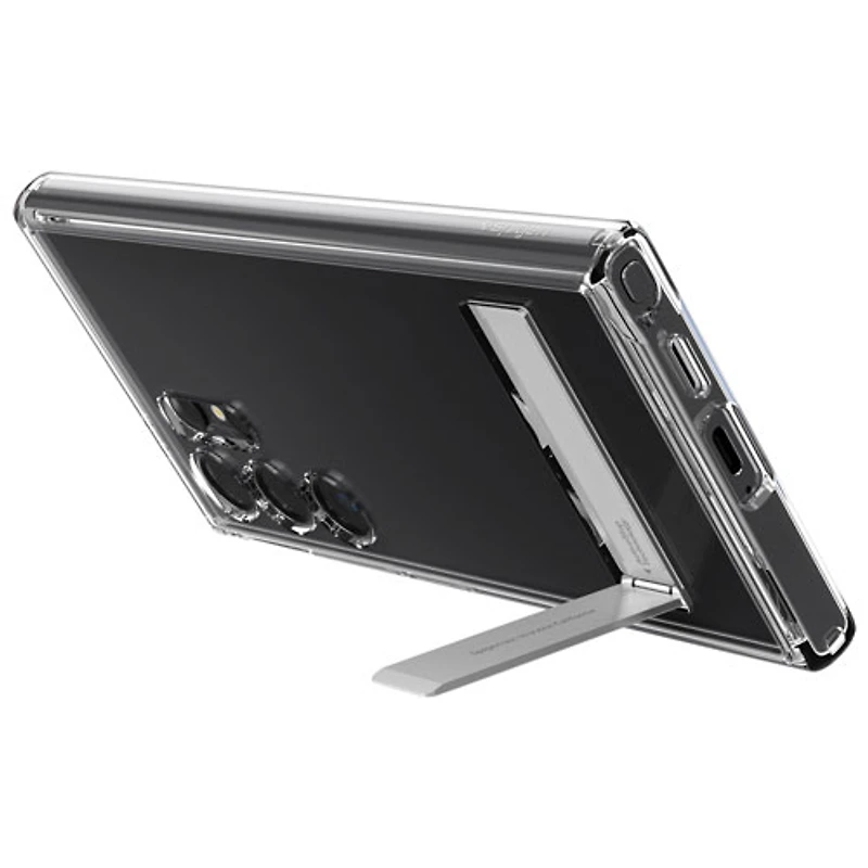 Spigen Slim Armor Essential S Fitted Hard Shell Case for Galaxy S24 Ultra - Crystal Clear