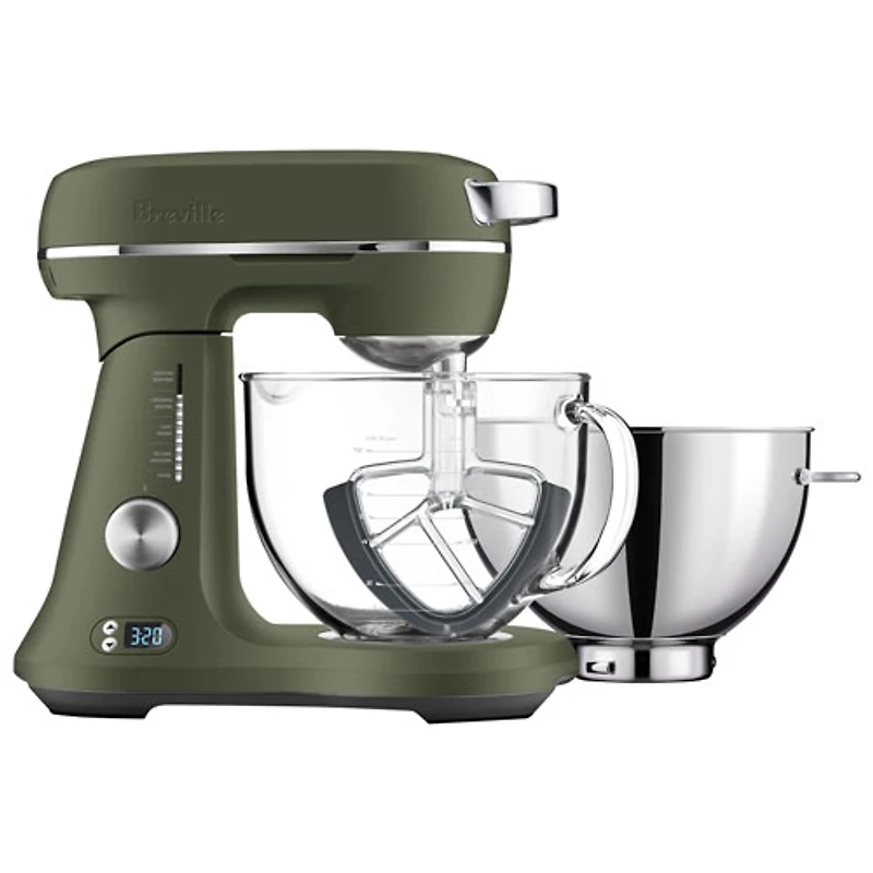 Batteur sur socle à tête inclinable de Breville - 5 pte - 550 W - Tapenade d'olive