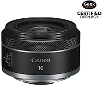 Boîte ouverte - Objectif RF 16 mm f/2,8-22 STM de Canon - Noir