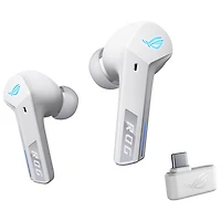 Écouteurs boutons 100 % sans fil à suppression du bruit ROG Cetra SpeedNova d'ASUS - Blanc