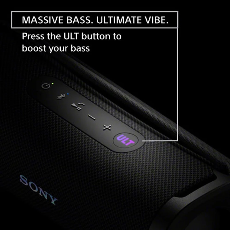 Sony ULT FIELD 1 Waterproof Bluetooth Wireless Speaker - Black
