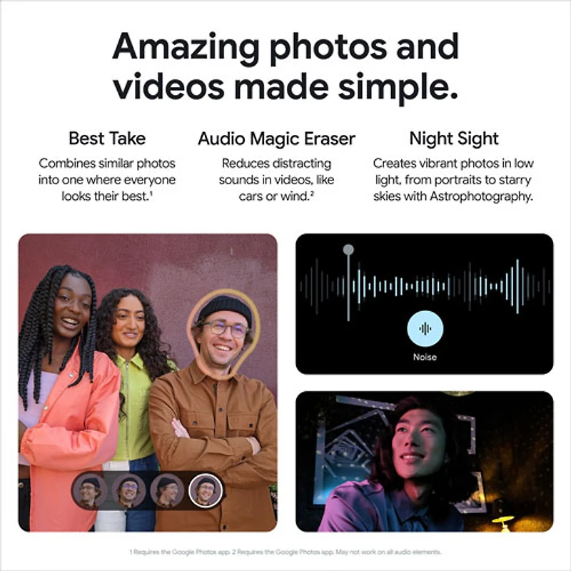 Pixel 8a de 128 Go de Google offert par TELUS - Baie - Financement mensuel