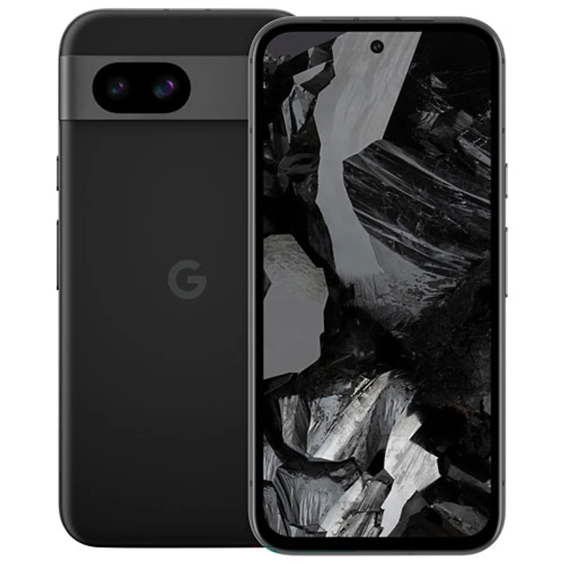 Pixel 8a de 128 Go de Google offert par TELUS - Noir volcanique - Financement mensuel