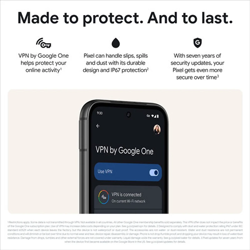 Pixel 8a de 128 Go de Google offert par TELUS - Noir volcanique - Financement mensuel