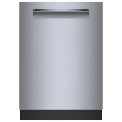 Lave-vaisselle encastrable 24 po 38 dB, cuve inox et 3e panier série 500 de Bosch (SHP95CM5N) - Inox