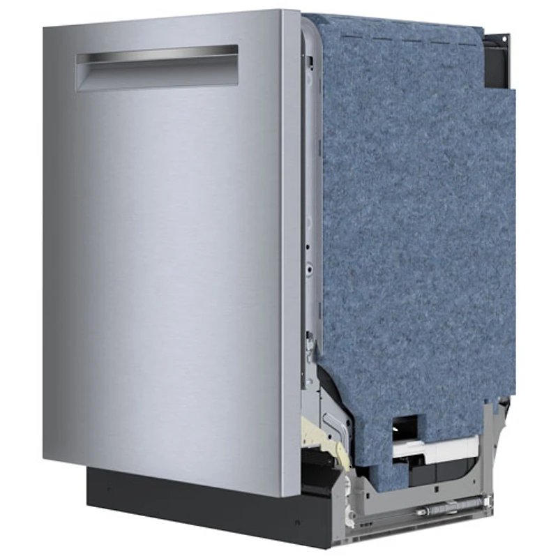 Bosch 500 Series 24" 38dB Built-In Dishwasher w/ Stainless Steel Tub & Third Rack (SHP95CM5N) - Stainless