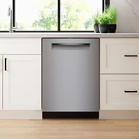Bosch 500 Series 24" 38dB Built-In Dishwasher w/ Stainless Steel Tub & Third Rack (SHP95CM5N) - Stainless