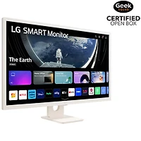 Open Box - LG Smart Monitor 32" FHD 60Hz IPS Monitor (32SR50F) - White