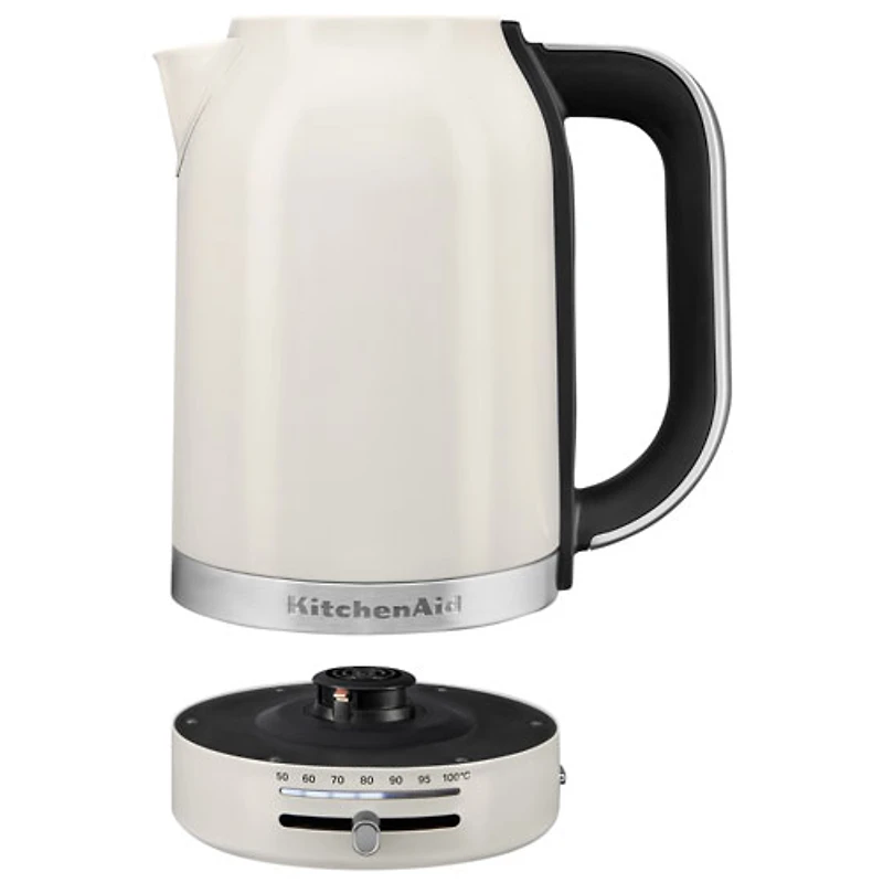 Bouilloire électrique programmable de KitchenAid - 1,7 l - Blanc porcelaine