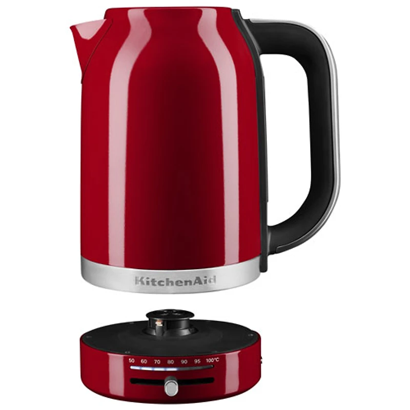 Bouilloire électrique programmable de KitchenAid - 1,7 l - Rouge empire