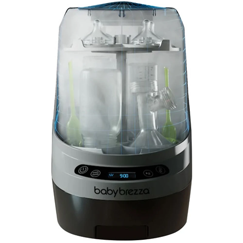 Stérilisateur et séchoir pour biberons Bottle Washer Pro de Baby Brezza - Blanc/Noir