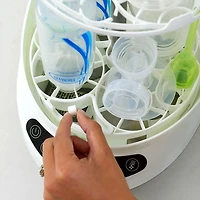 Baby Brezza Bottle Washer Pro Baby Bottle Sterilizer & Dryer - White/Black