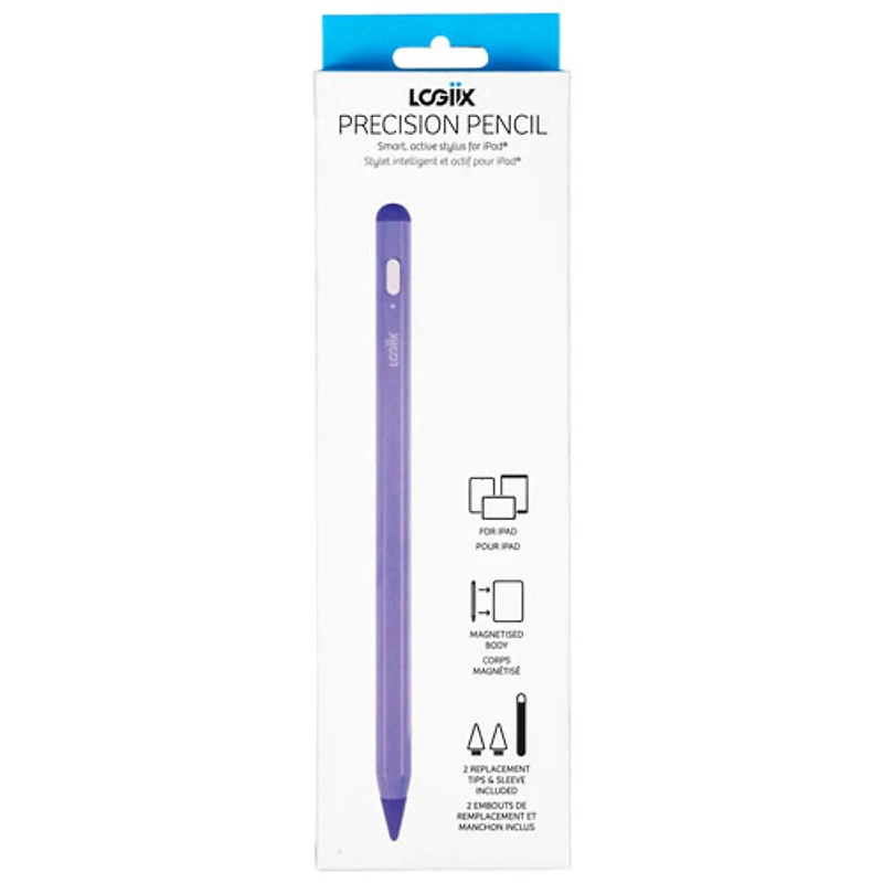 Stylet Precision de LOGiiX pour iPad - Lavande