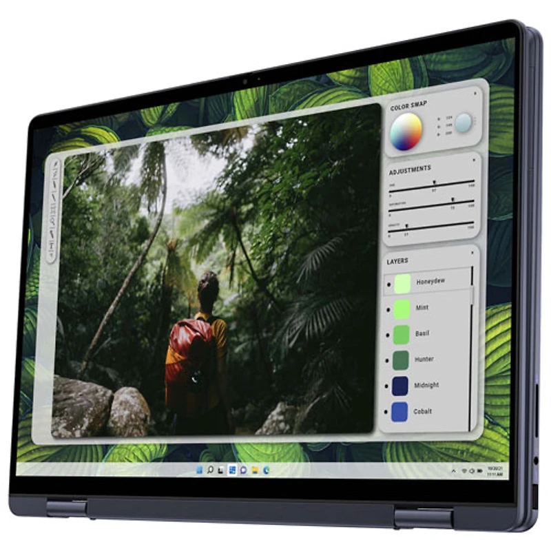 Portable à écran tactile de 16 po Inspiron de Dell - Platine (Core Ultra 7 155H d'Intel/RAM 16 Go/SSD 1 To/Windows 11 Home)