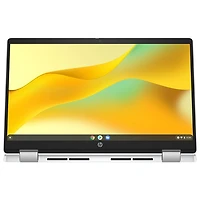 HP 14" x360 Chromebook Laptop w/3 month of Google AI Pro - Glacier Silver (Intel N-series N100/128 GB/4GB RAM/ChromeOS)