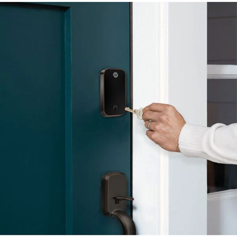 Serrure intelligente Bluetooth Assure Lock 2 Touch avec clé et pavé biométrique de Yale - Bronze