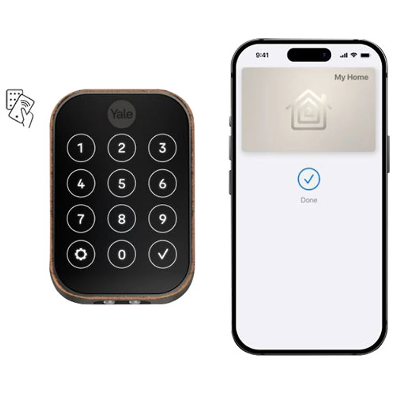 Serrure intelligente Bluetooth Assure Lock 2 Plus de Yale - Bronze