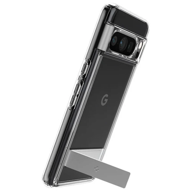Spigen Slim Armor Essential S Fitted Hard Shell Case for Pixel 8 Pro - Crystal Clear