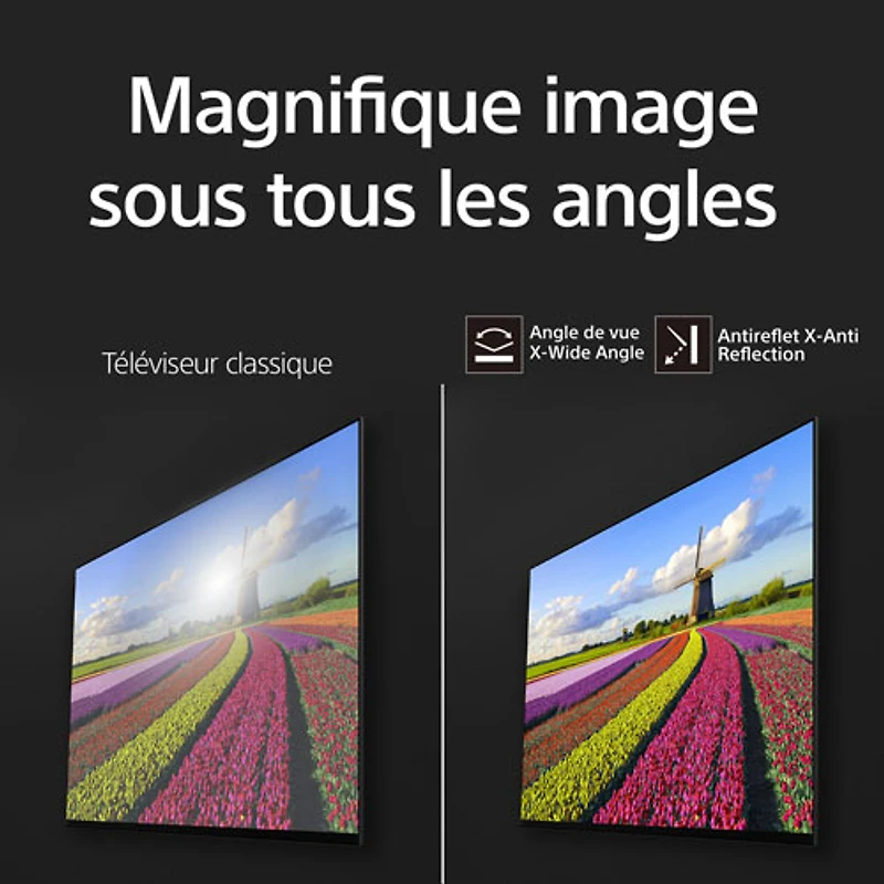 Téléviseur intelligent Google HDR mini-DEL UHD 4K de 65 po Bravia 9 série XR90 de Sony (K65XR90B) - 2024