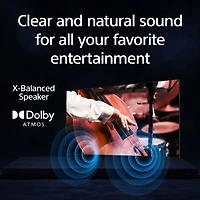 Téléviseur intelligent Google HDR DEL UHD 4K de 65 po Bravia 3 série S30B de Sony (K65S30B) - 2024