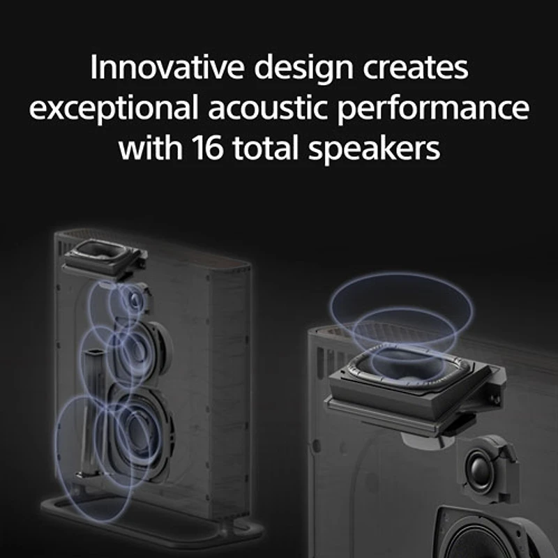 Système audio BRAVIA Theatre Quad de Sony avec 16 haut-parleurs et Dolby Atmos/DTS:X