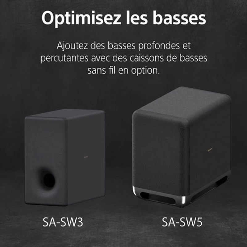 Système audio BRAVIA Theatre Quad de Sony avec 16 haut-parleurs et Dolby Atmos/DTS:X