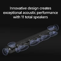 Sony BRAVIA Theatre Bar Sound Bar with Total Speakers & Dolby Atmos/DTS:X