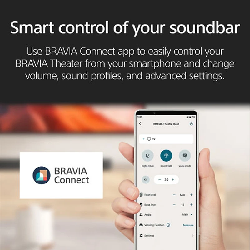 Sony BRAVIA Theatre Bar Sound Bar with Total Speakers & Dolby Atmos/DTS:X