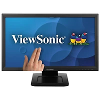 Moniteur à écran tactile DEL AV HD intégrale 75 Hz GàG 6 ms de 22 po de ViewSonic (TD2211) - Noir