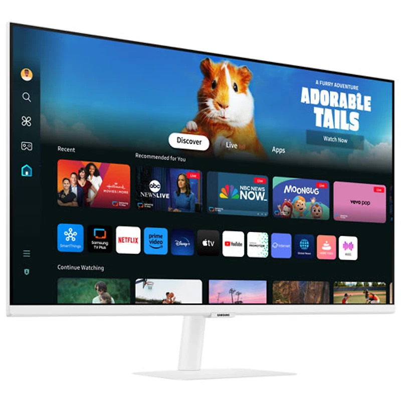Samsung 32" FHD 60Hz 4ms GTG VA LCD Gaming Monitor (LS32DM501ENXZA) - White