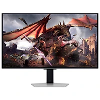 Moniteur DELO UHD 4K gàg 0,03 ms 240 Hz FreeSync/G-Sync 32 po de Samsung (LS32DG802SNXZA) - Blanc