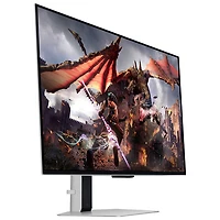 Moniteur DELO UHD 4K gàg 0,03 ms 240 Hz FreeSync/G-Sync 32 po de Samsung (LS32DG802SNXZA) - Blanc