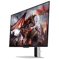 Moniteur DELO UHD 4K gàg 0,03 ms 240 Hz FreeSync/G-Sync 32 po de Samsung (LS32DG802SNXZA) - Blanc