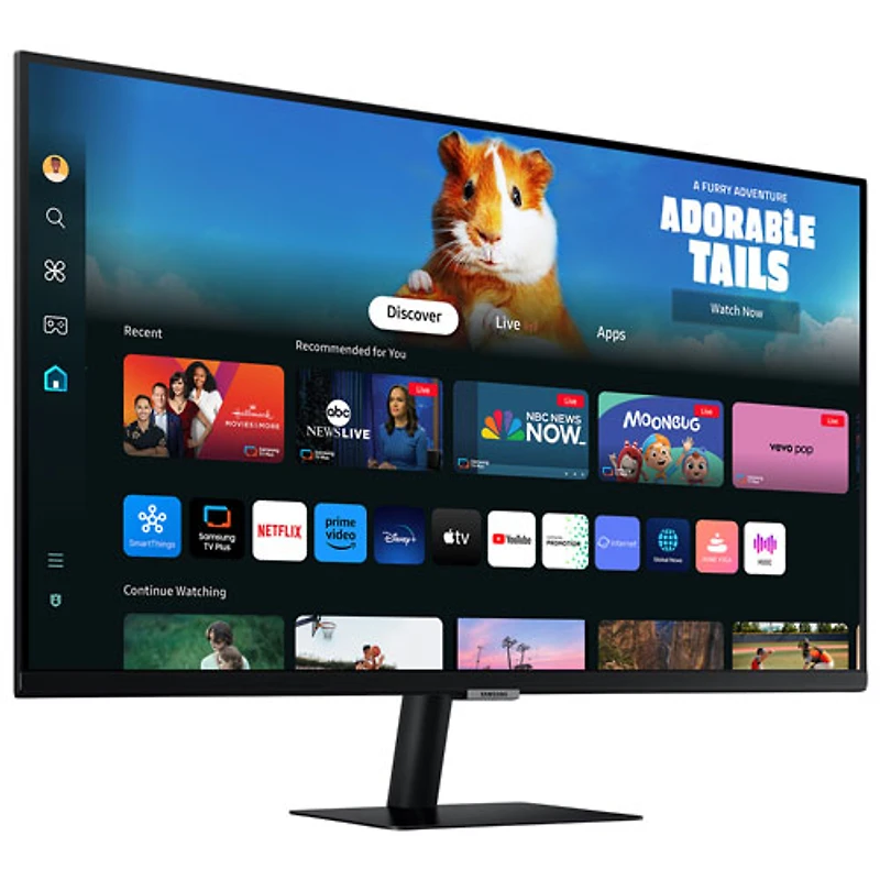 Samsung 27" FHD 60Hz 4ms GTG VA LCD Gaming Monitor (LS27DM500ENXGO) - Black
