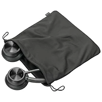 HP PolyVoyager 4320 On-Ear Noise Cancelling True Wireless Headset - Black