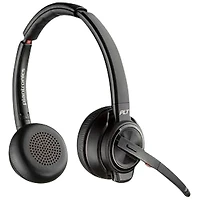 HP Poly Savi 8220 On-Ear Noise Cancelling Bluetooth Headset - Black