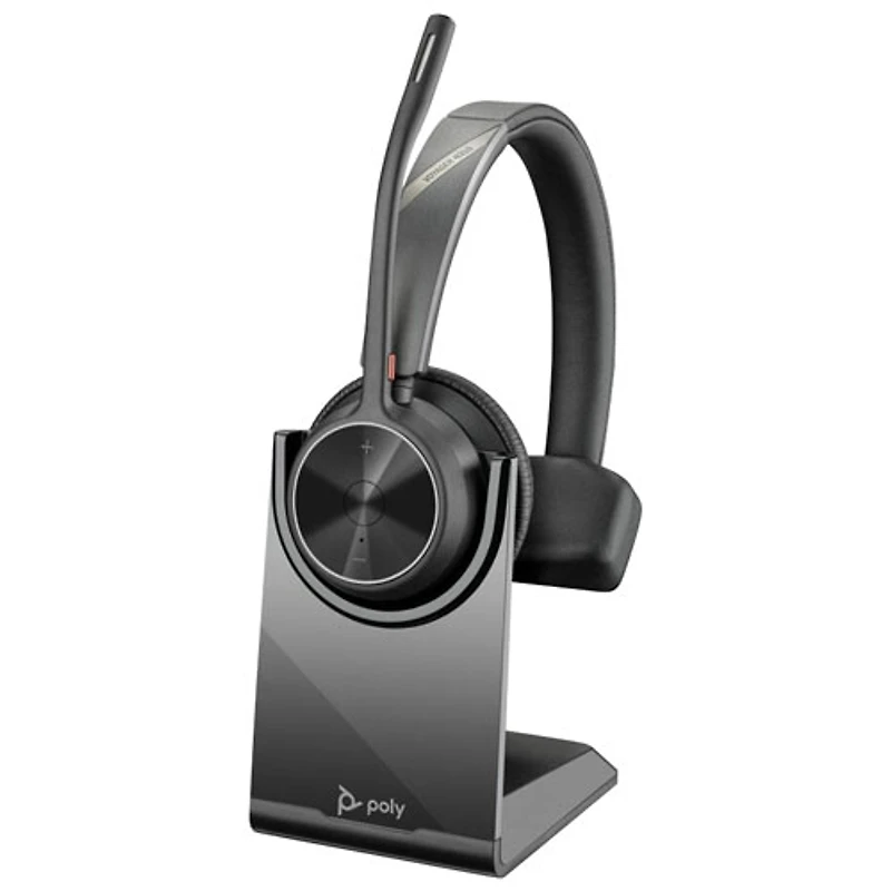 Casque d'écoute Bluetooth à suppression du bruit Poly Voyager 4310 de HP - Noir