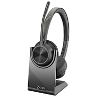 HP Poly Voyager 4320 On-Ear Noise Cancelling Bluetooth Headset - Black