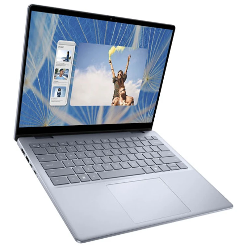 Portable 2-en-1 à écran tactile 14 po Inspiron de Dell - Bleu glacier (Core 5 120U d'Intel/RAM 16 Go/SSD 1 To/Windows 11)