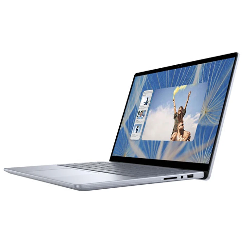 Portable 2-en-1 à écran tactile 14 po Inspiron de Dell - Bleu glacier (Core 5 120U d'Intel/RAM 16 Go/SSD 1 To/Windows 11)
