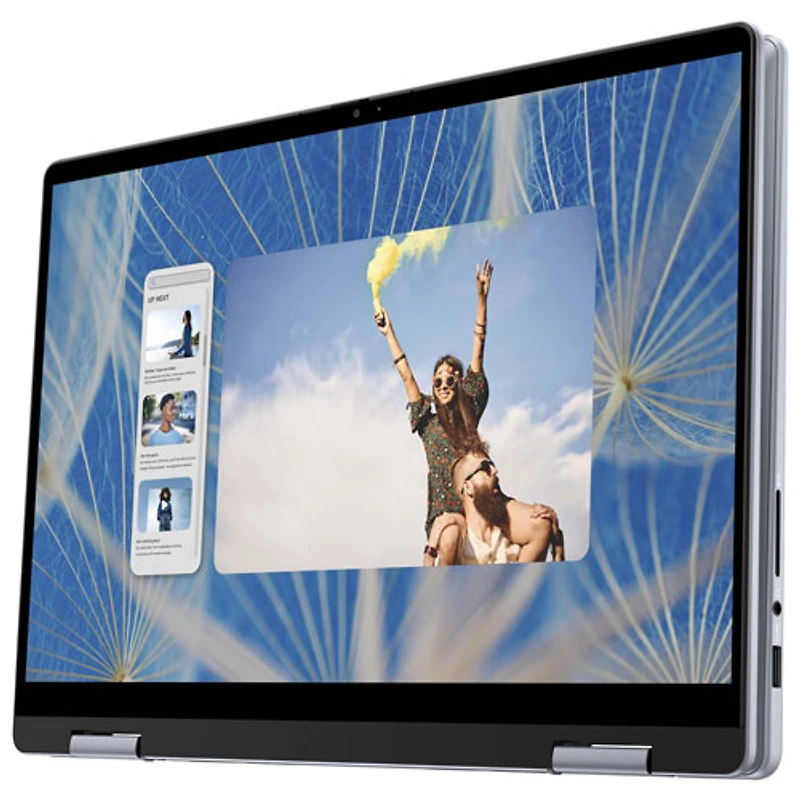 Portable 2-en-1 à écran tactile 14 po Inspiron de Dell - Bleu glacier (Core 5 120U d'Intel/RAM 16 Go/SSD 1 To/Windows 11)