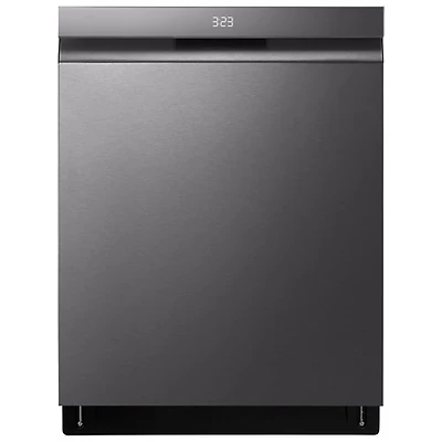 Lave-vaisselle encastrable 24 po 46 dB avec troisième panier de LG (LDPH5554D) - Inox noir