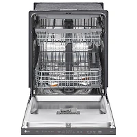Lave-vaisselle encastrable 24 po 46 dB avec troisième panier de LG (LDPH5554D) - Inox noir