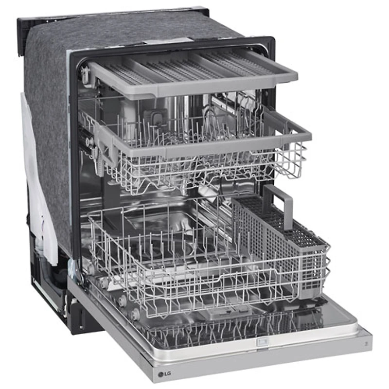 LG 24" 50dB Built-In Dishwasher with Third Rack (LDFC3532S) - Stainless Steel