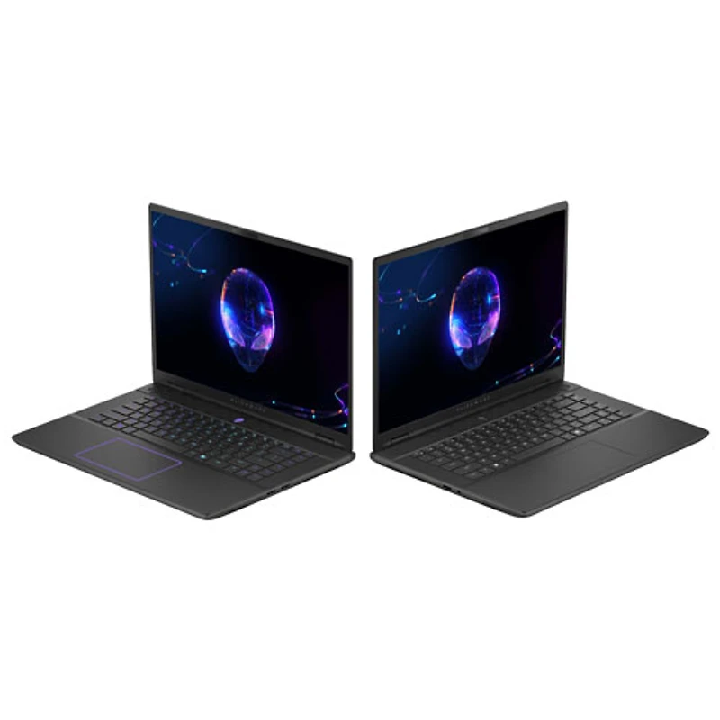 Portable de jeu de 16 po de Alienware - Lune métallique foncée (Core Ultra 9 185H d'Intel/RAM 32 Go/SSD 1 To/GeForce RTX 4070)