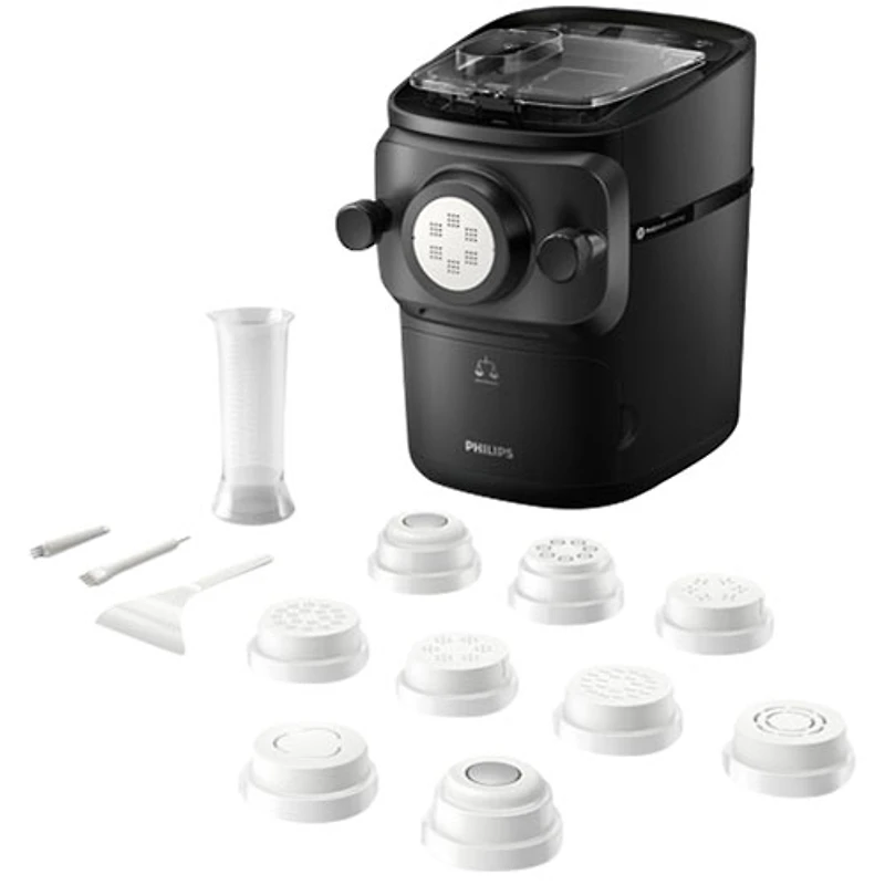 Machine à nouilles et à pâtes artisanales intelligente de Philips - Noir